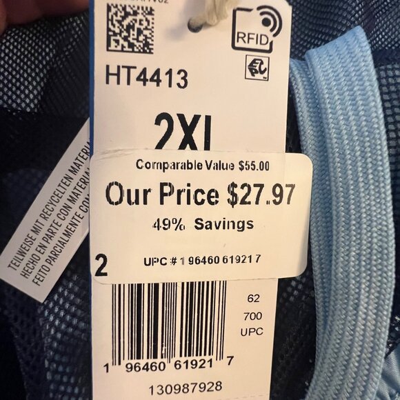 Adidas Men's Swim‎ Trunks 2XL, Blue - Picture 7 of 9